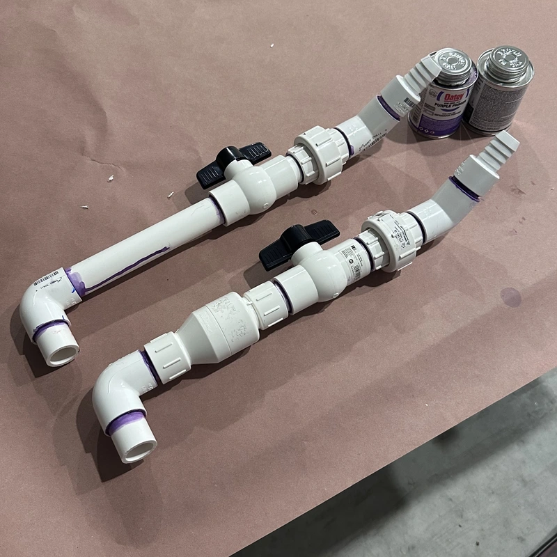 the cemented hard pipes