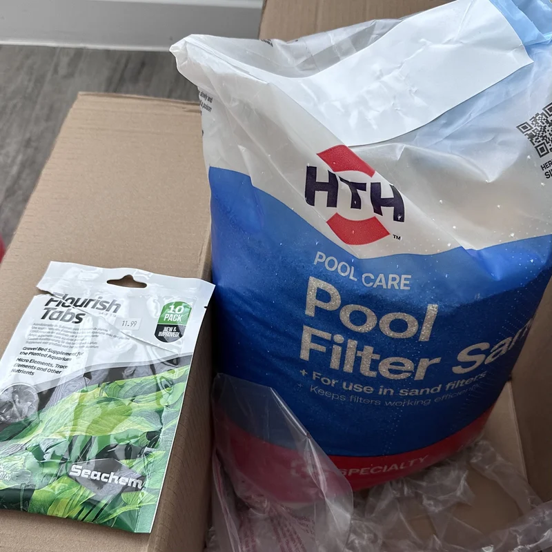bag of pool filter sand