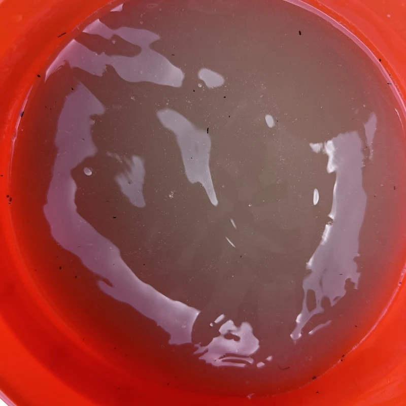 first sand rinse with opaque dirty water